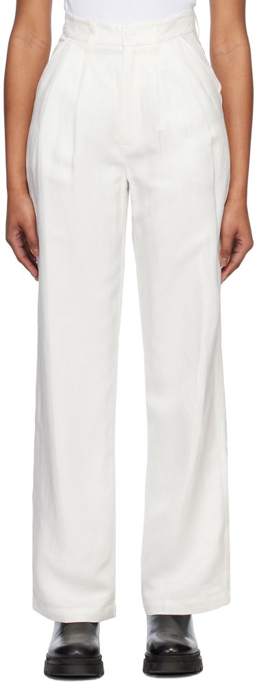 Панталони Anine Bing Carrie Pleated Trousers Бяло | A-03-3269-100, 0