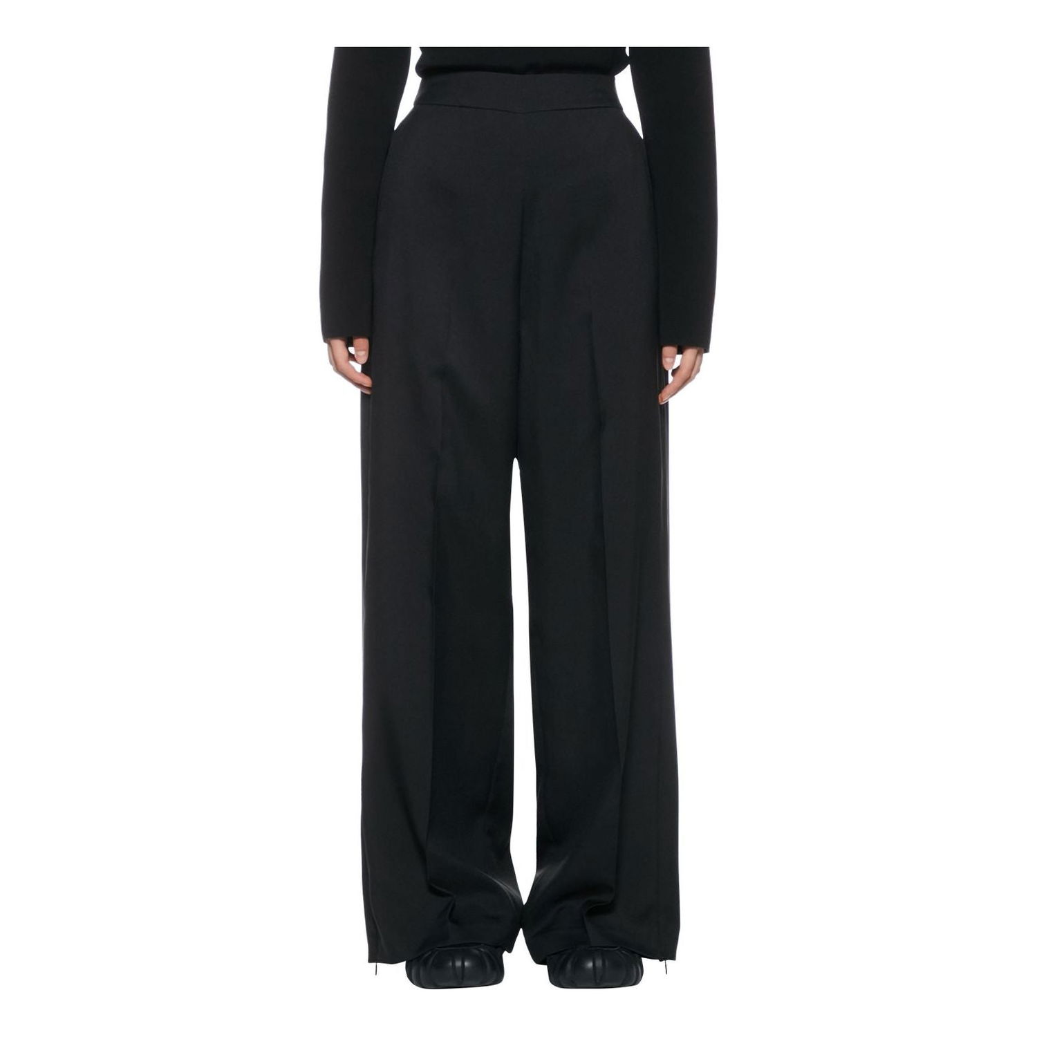 Панталони Onitsuka Tiger Black High-Waisted Wide Leg Pants Черно | 2182B068-001, 0