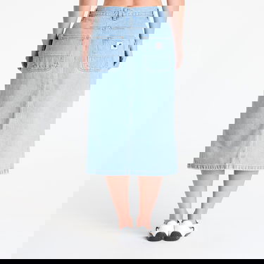 Пола Carhartt WIP Colby Midi Button-Front Denim Skirt Синьо | I033334.0112, 2