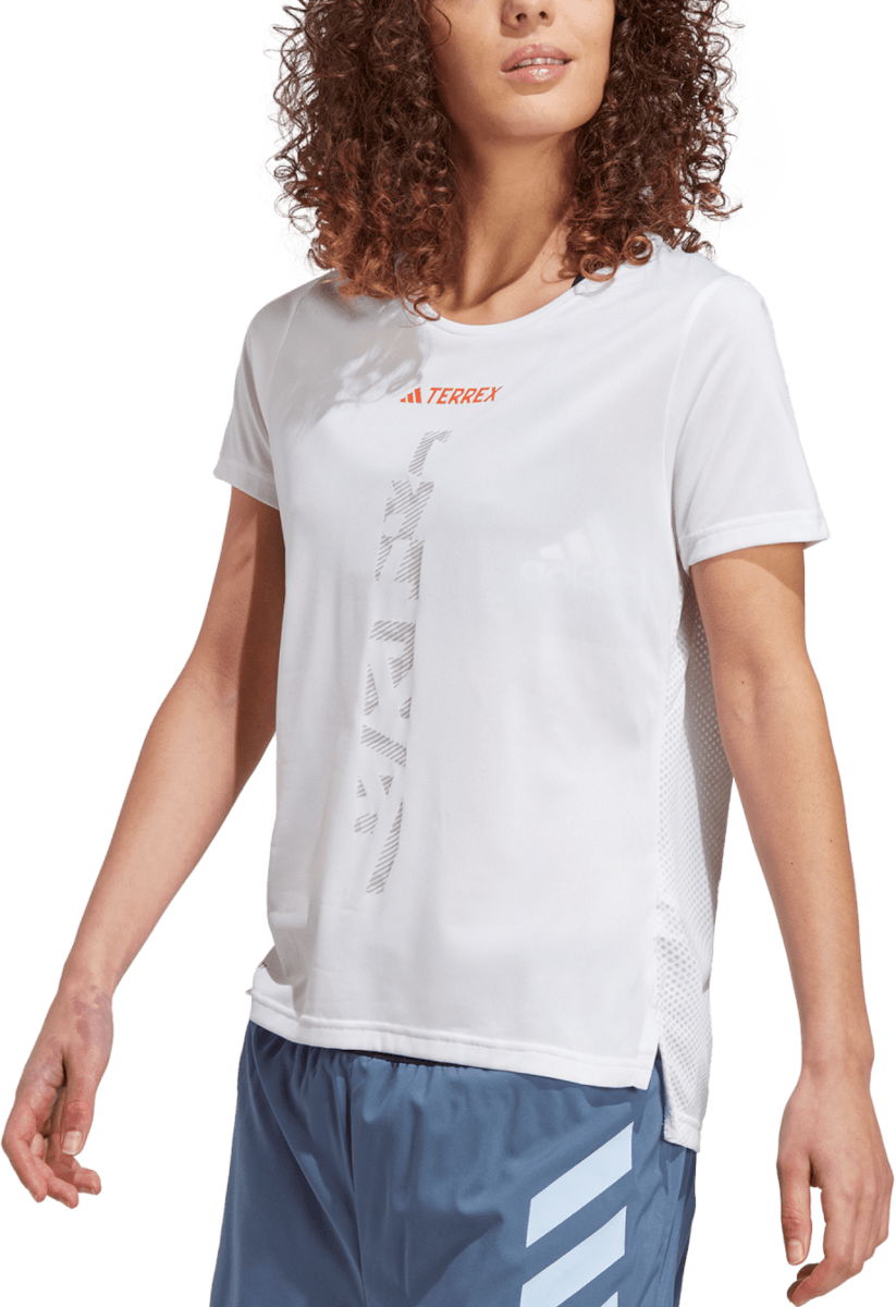 Тениска adidas Performance Terrex AGR SHIRT W Бяло | ht9415