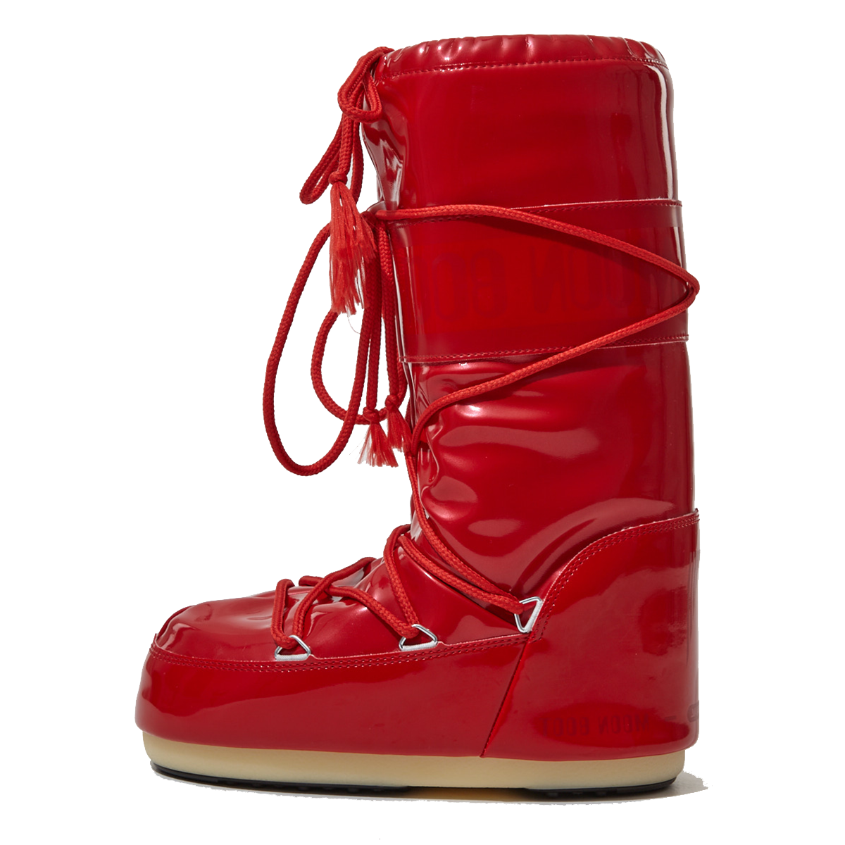 Облекло и аксесоари Moon Boot MOON BOOT Icon Vinile Met Boots Червено | 14021400-00835, 0