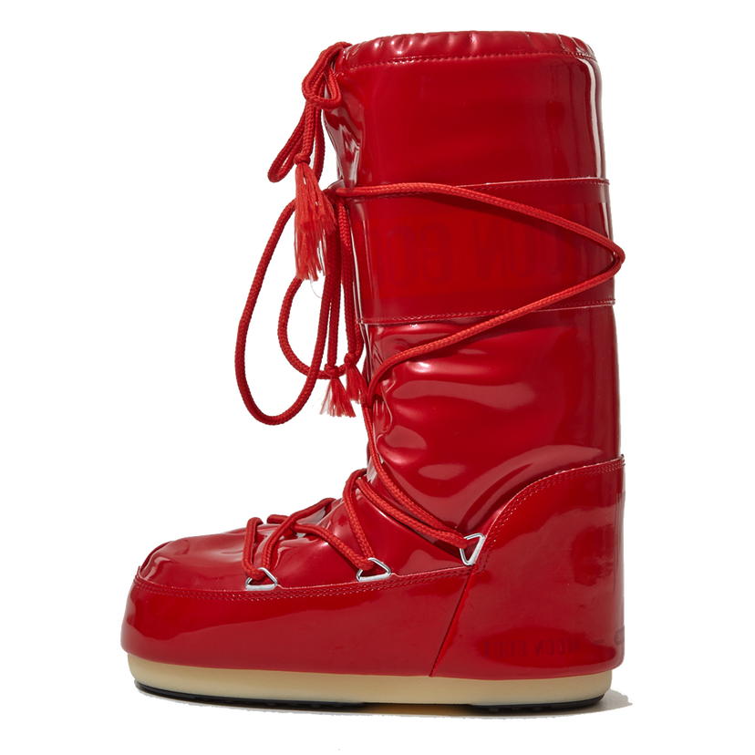 Облекло и аксесоари Moon Boot MOON BOOT Icon Vinile Met Boots Червено | 14021400-00835