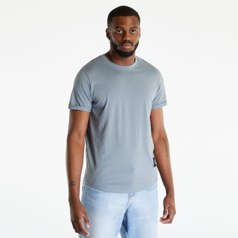 Тениска CALVIN KLEIN Badge Turn Up Sleeve Сиво | J30J315319 PN6, 0
