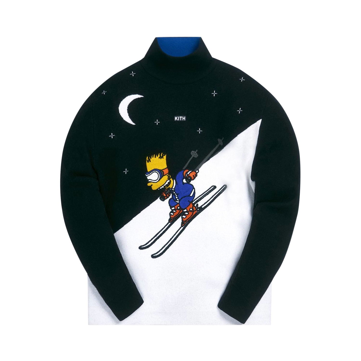 Пуловер KITH For The Simpsons Bart Turtleneck Черно | KH2582 100, 1