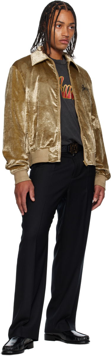 Яке AMIRI AMIRI Dragon Velvet Jacket Бежово | AMOUBB1054, 3