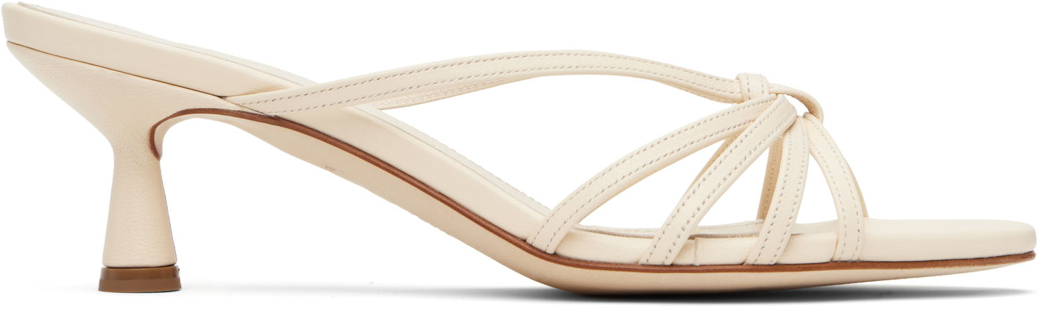 Облекло Aeyde Aeyde Abby Leather Mules Бежово | A11-HS-PRAR55ST141-SS25-100-007, 0