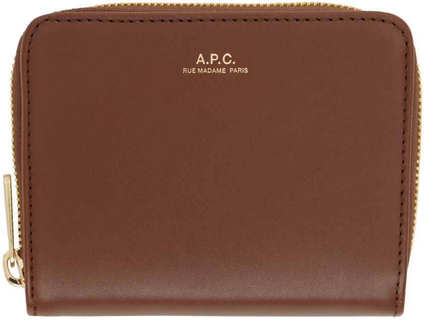 Портфейл A.P.C. Emmanuelle Compact Кафяво | PXAWV-F63029, 0