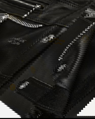 Чанта за пътуване UNDERCOVER Leather Rider's Bag Черно | UC0D6B04 1, 4