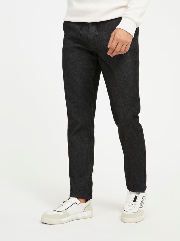 Дънки GUESS Tech Stretch Straight Denim Pant Тъмно синьо | M3BB03D4TS3, 0