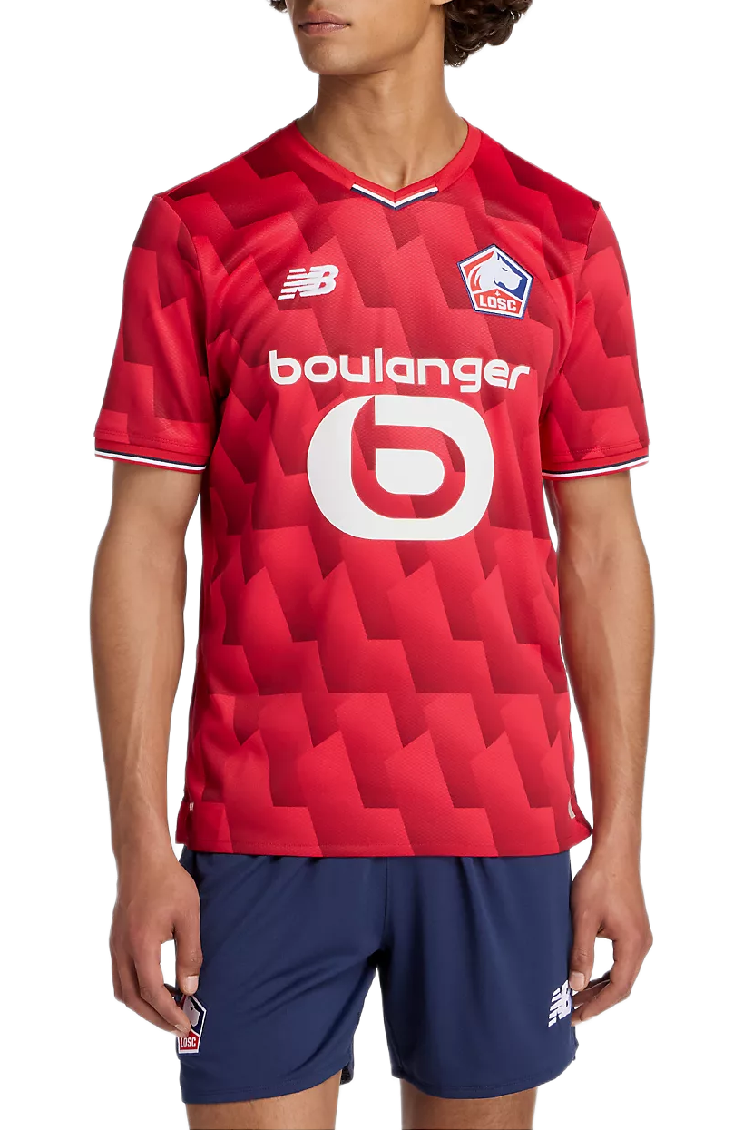Фланелка New Balance LOSC Lille Home Jersey 2025/26 Червено | mt230454-hme, 0