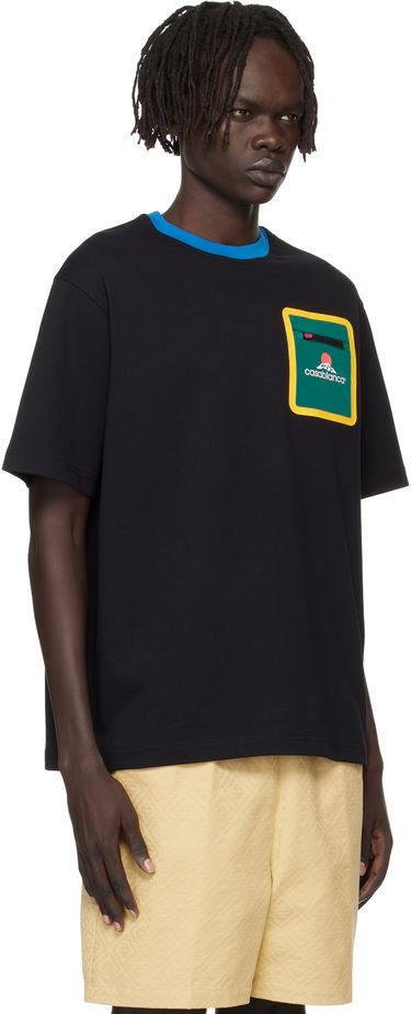 Тениска Casablanca Casablanca Montagne Pocket Tee Черно | MPF25-JTS-043-01, 1