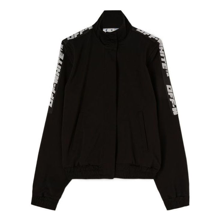 Ветровка Off-White Logo-Tape Track Jacket Черно | OWVL016C99JER0011000, 0