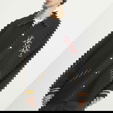 Яке Bode Monogram Snap Reversible Jacket Черно | MRF25JA013, 2