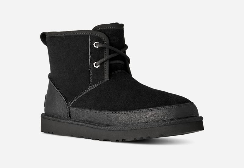 Кецове и обувки UGG Classic Mini Lennox Lace Up Boot Черно | 1174582-BLK, 1