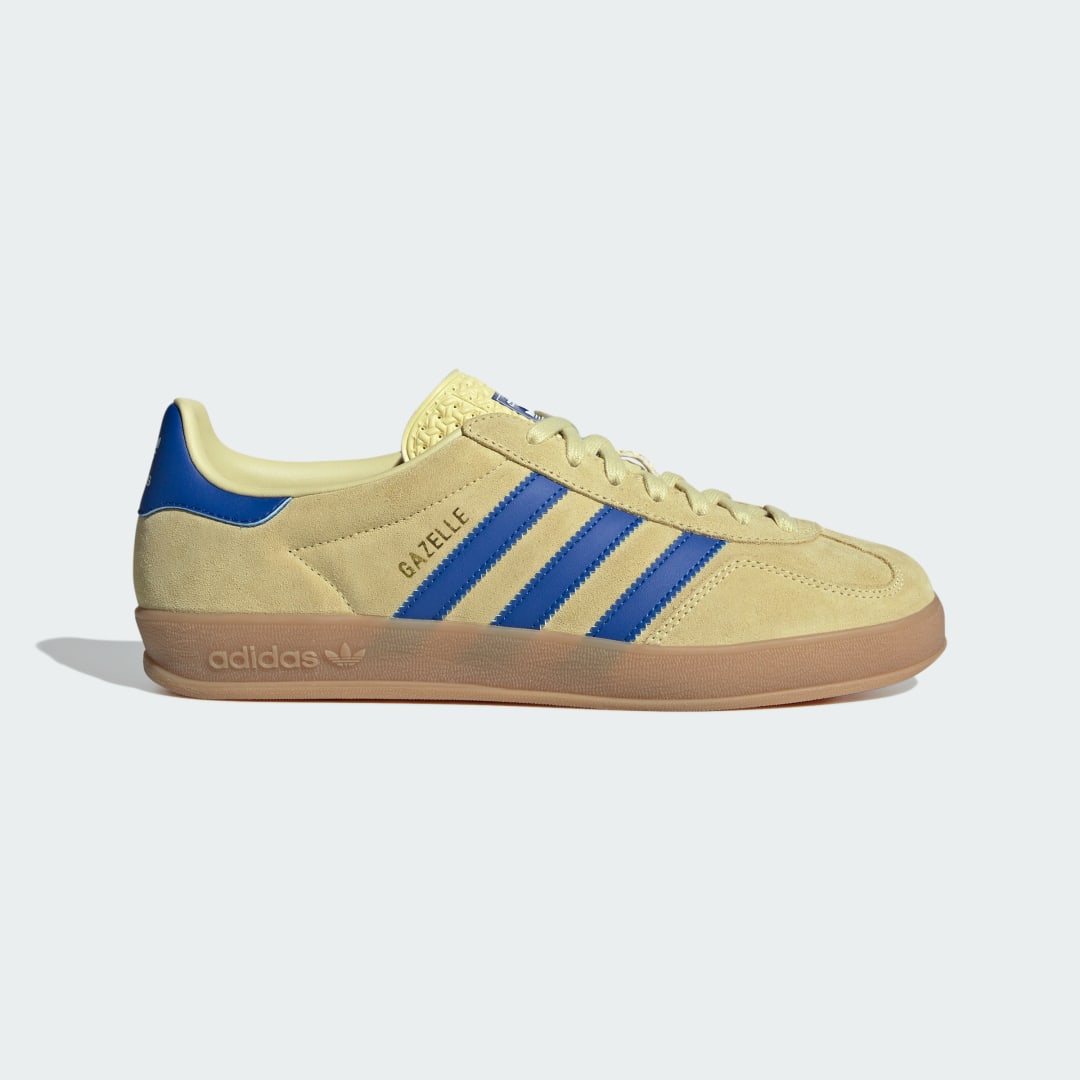 Кецове и обувки adidas Originals Gazelle Indoor Жълто | JH5406, 0