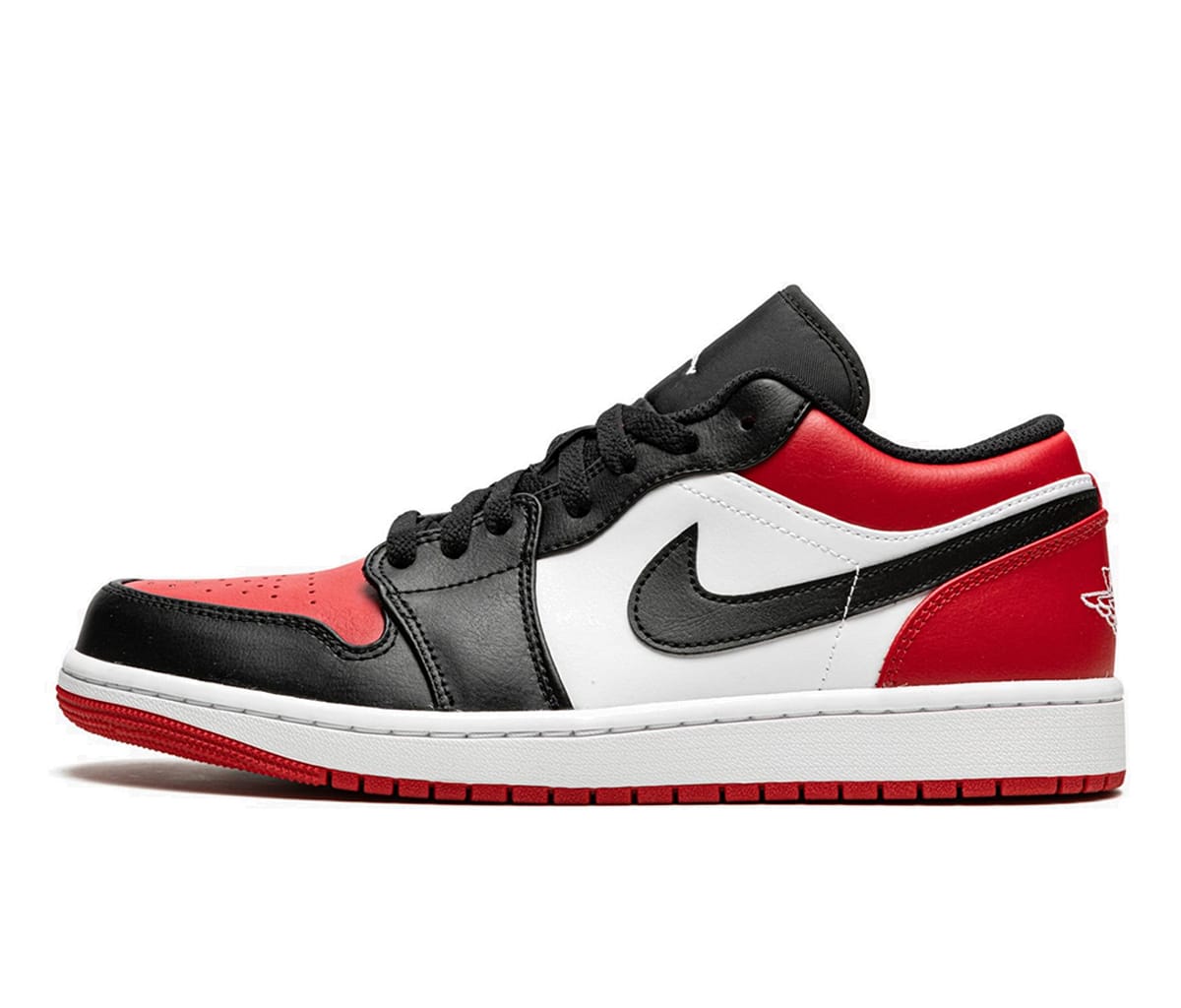Кецове и обувки Jordan Jordan 1 Low "Bred Toe" Червено | 553558-612, 0