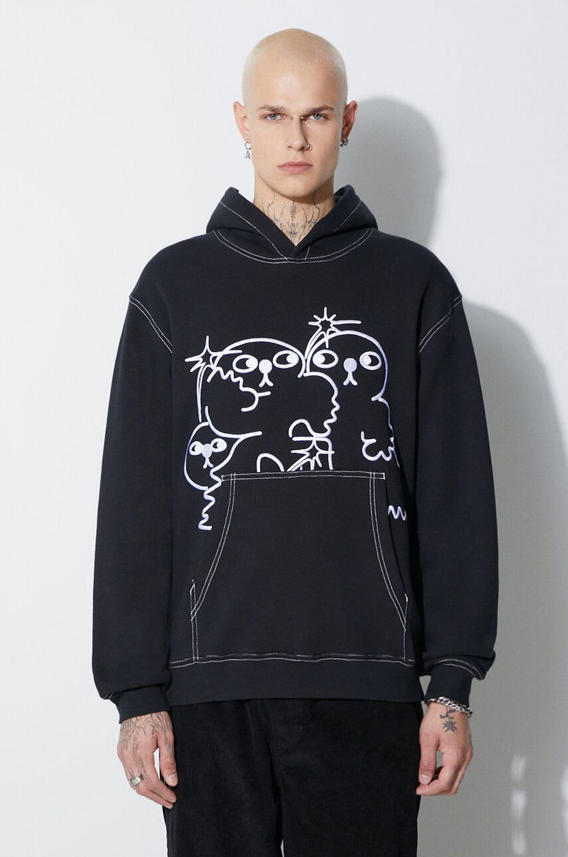 Суитчър TAIKAN Hoodie With Application Черно | TH0006.BLKCST