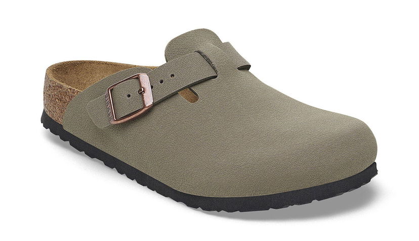 Кецове и обувки Birkenstock Boston Birko-Flor Birkibuc Narrow Fit Clog 31 Зелено | 1029357