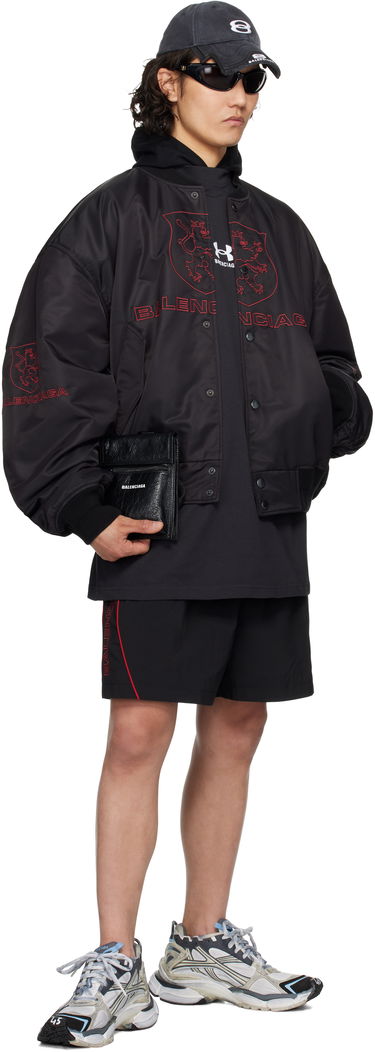 Яке бомбър Balenciaga Balenciaga Lion Club Varsity Bomber Jacket Черно | 814123TRO51, 3