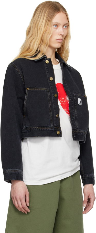 Яке Carhartt WIP Arca Cropped Denim Jacket Тъмно синьо | I034874-8906, 1