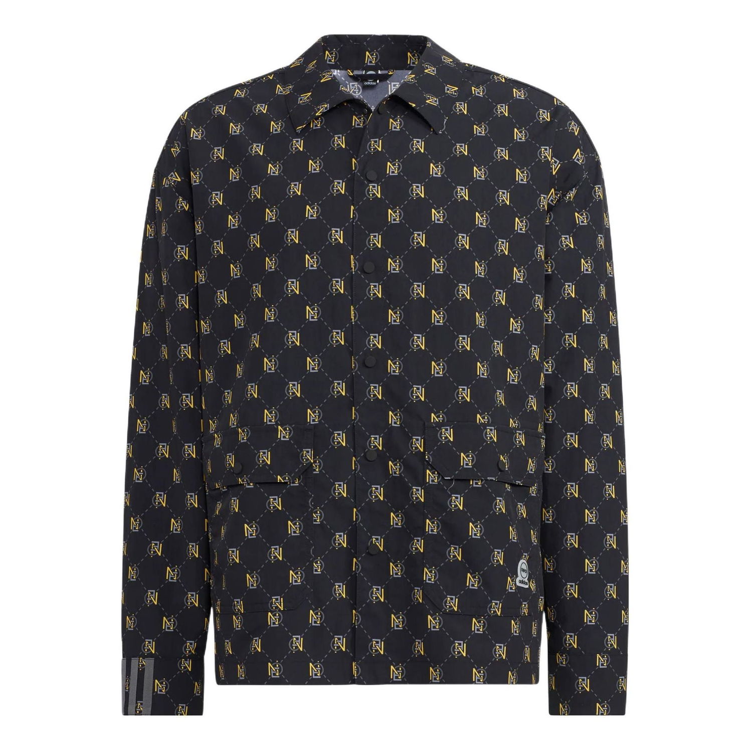 Риза adidas Originals Neo Allover Print Woven Overshirt Черно | HM2037, 0