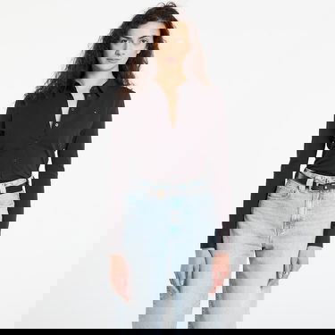 Риза Tommy Hilfiger 1985 Slim Pique Button Down Long Sleeve Shirt Черно | WW0WW43528 BDS, 0