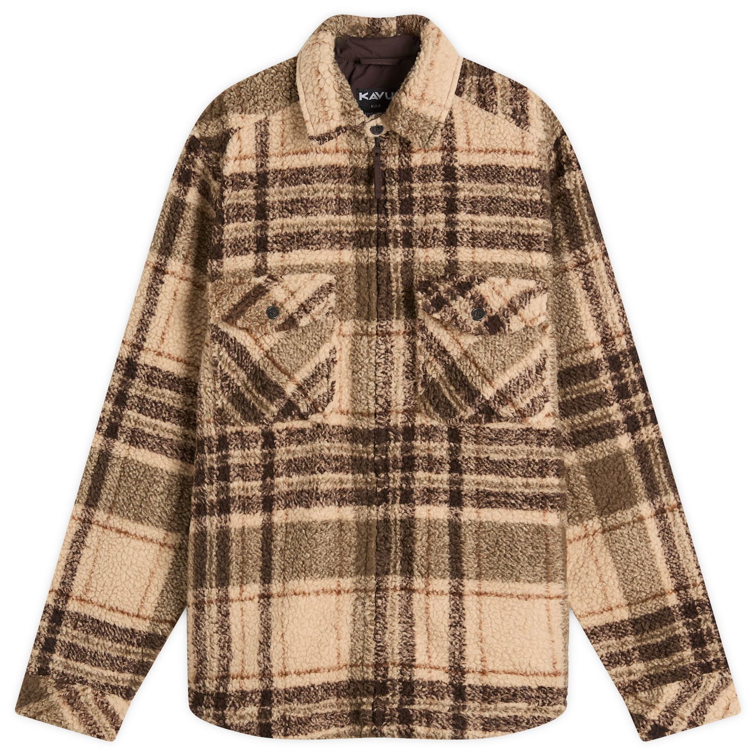 Риза KAVU McCord Creek Fleece Overshirt Кафяво | 5260-1055, 1