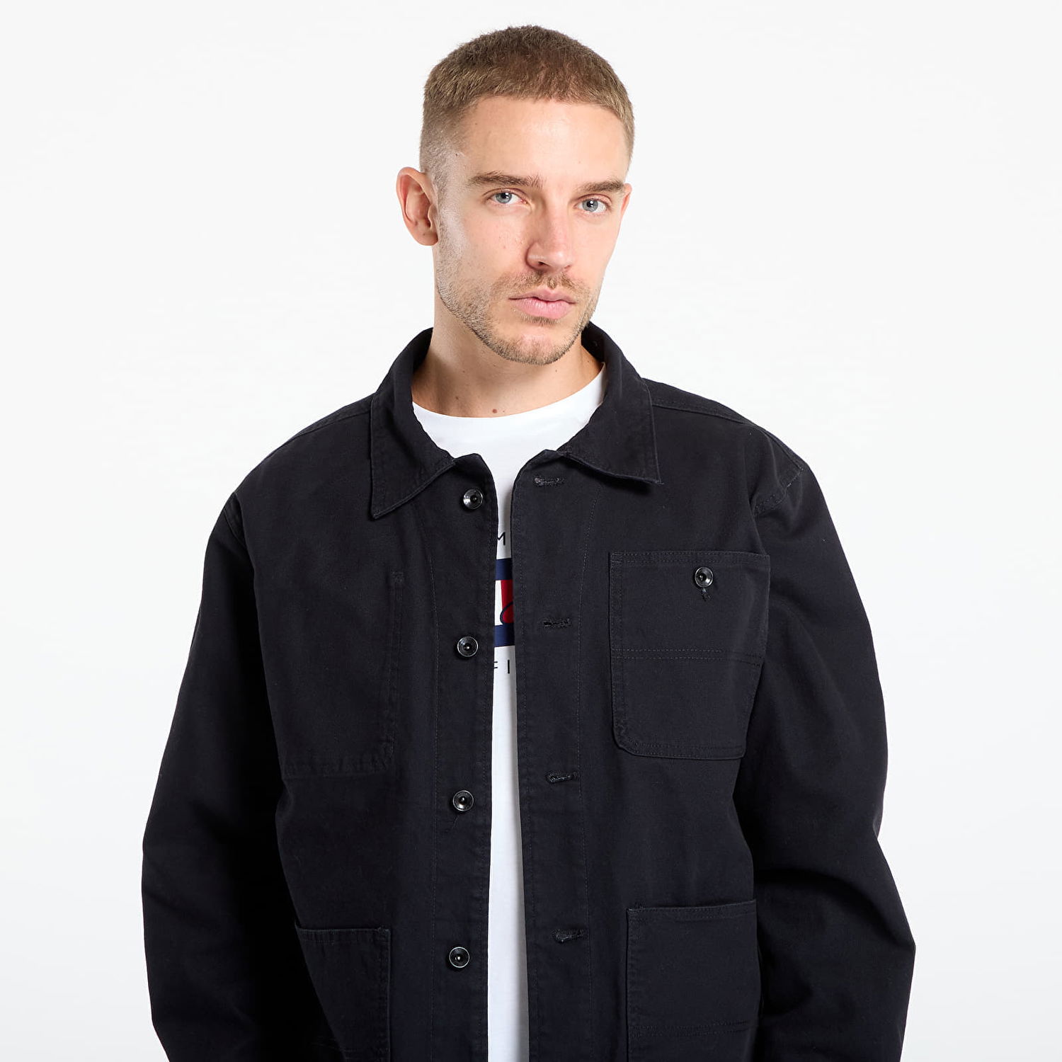 Яке Vans Drill Chore Canvas Jacket Черно | VN000KV1BLK, 1