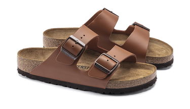 Кецове и обувки Birkenstock Arizona Natural Leather Regular Fit Кафяво | 1019019, 3
