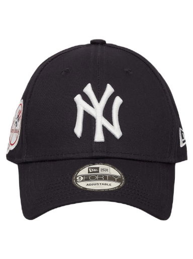 Шапка с козирка New Era New York Yankees Team Side Patch 9FORTY Adjustable Cap Тъмно синьо | 60364390 NVYWHI