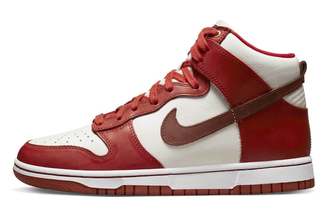 Кецове и обувки Nike Dunk High LXX "Cinnabar" Червено | DX0346-600, 0