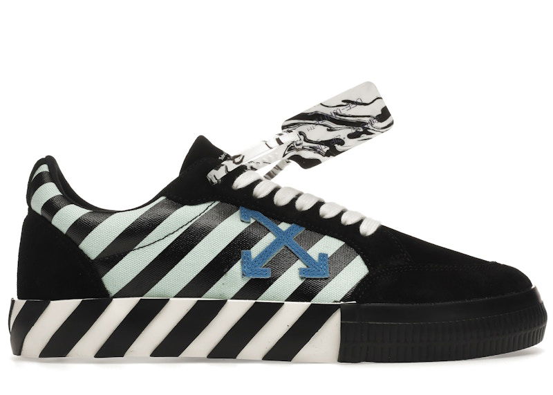 Кецове и обувки Off-White Vulc Low Black Blue Arrow Черно | OMIA085R21LEA0061045, 0
