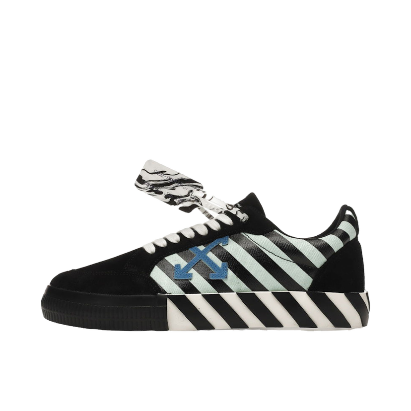 Кецове и обувки Off-White Vulc Low Black Blue Arrow Черно | OMIA085R21LEA0061045