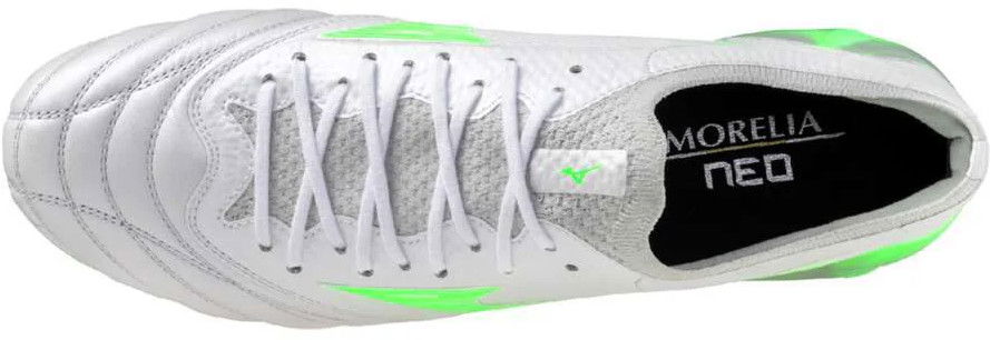 Кецове и обувки Mizuno Mizuno MORELIA NEO IV ELITE FG/AG Бяло | p1ga2542-37, 1