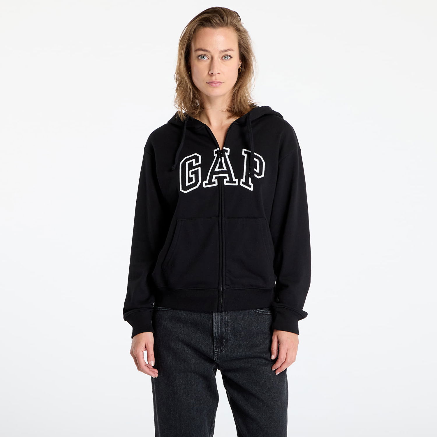 Суитчър GAP Logo Hoodie Черно | 727433-04, 0