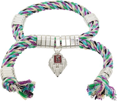 Гривна KIKO KOSTADINOV Kiko Kostadinov Sable Arms Braided Rope Bracelet with Pendant Многоцветен | KKWAW25BR02-203, 0
