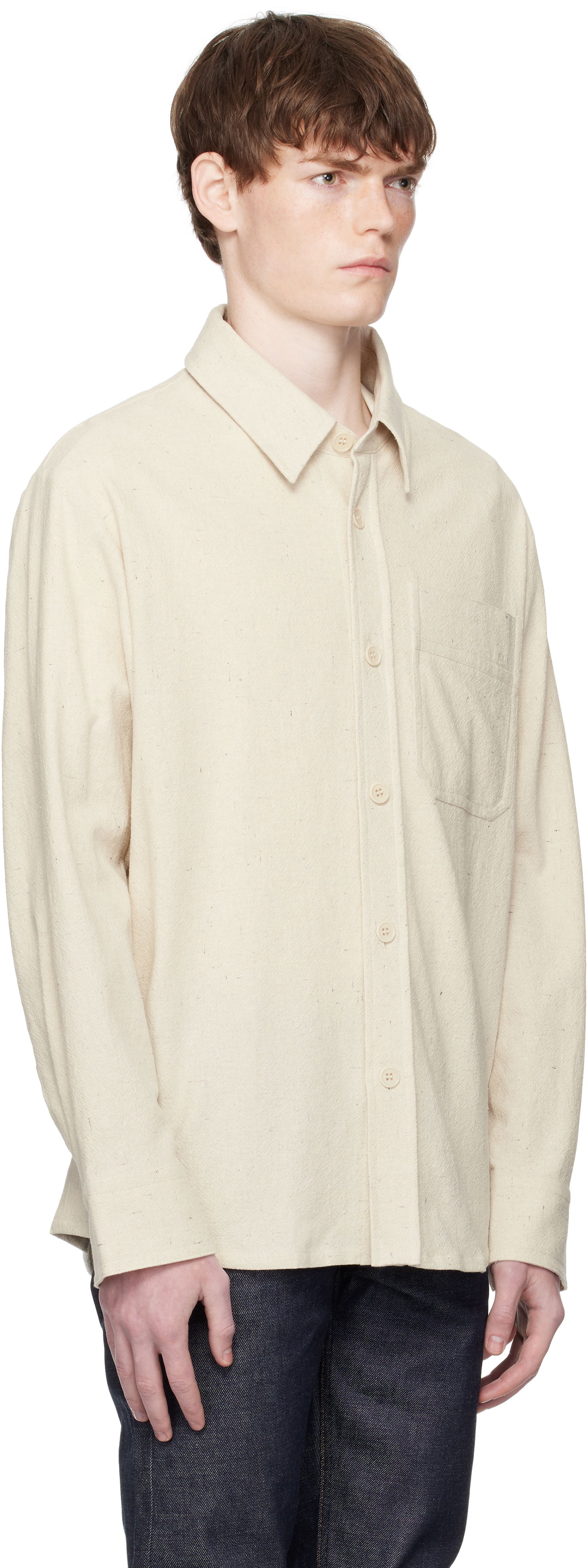 Риза A.P.C. A.P.C. Basile Overshirt Бежово | COGEV-H02709, 1