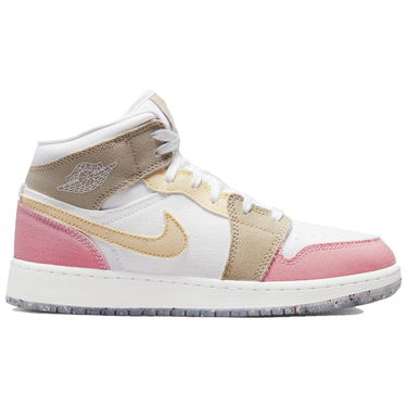 Кецове и обувки Jordan Air Jordan 1 Mid SE "Pastel Grind" GS Розово | DJ0338-100, 1