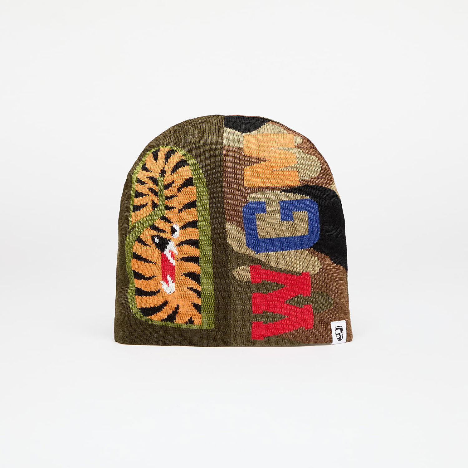 Шапка BAPE Shark Knit Hat Зелено | 001HTK701006M OLD, 1