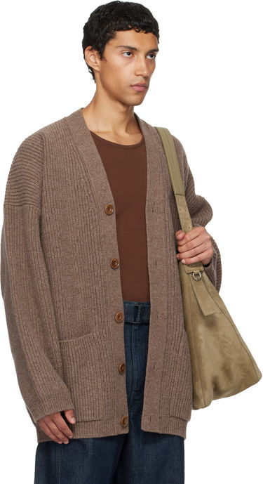 Пуловер LEMAIRE Lemaire Cardicoat Knit Cardigan Кафяво | CO1139 LK107, 1