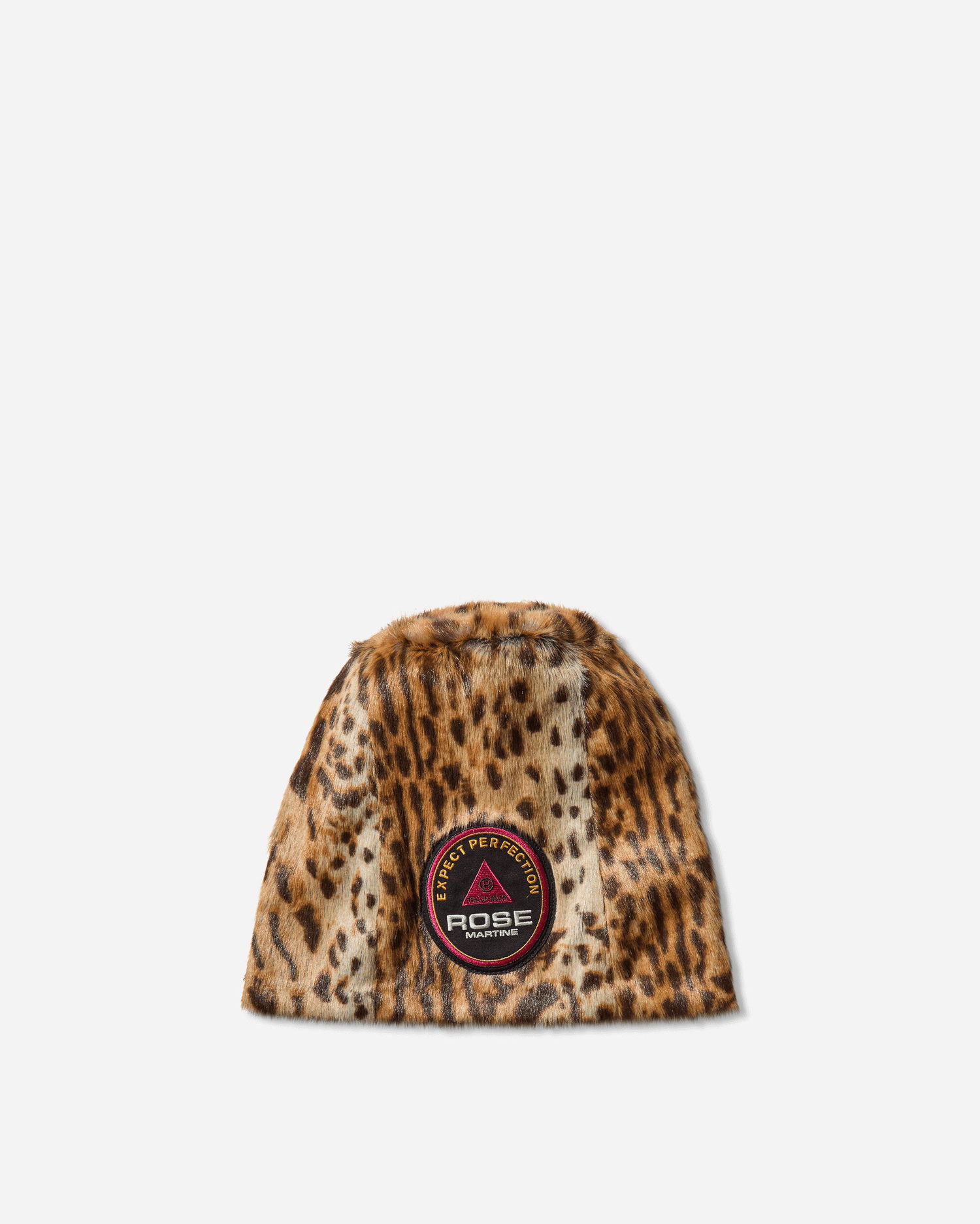 Шапка Martine Rose Faux Fur Leopard Print Beanie Кафяво | 1228WF07720, 1