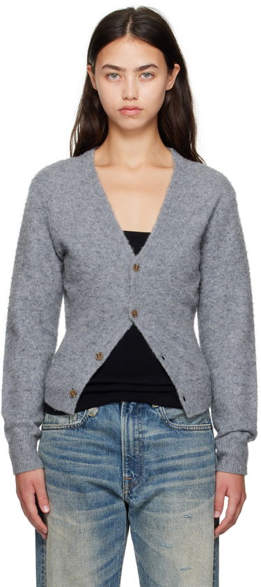 Пуловер R13 R13 Split Hem Cardigan Сиво | R13WY291-Y212A, 0