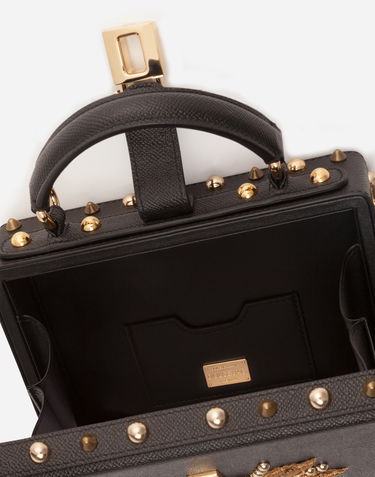 Дамска чанта Dolce & Gabbana Dolce & Gabbana Dolce Box Bag With Patch Heart Черно | BB5970AS11680999, 3