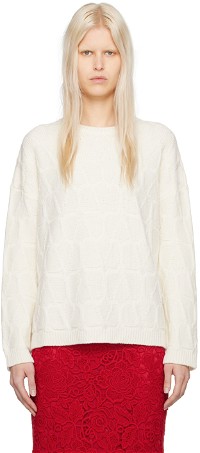 Crepe Couture Sweater "Off-White"