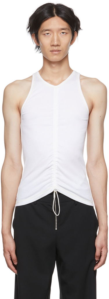 Потник Dion Lee Ruched Tank Top Бяло | C3042S22, 0