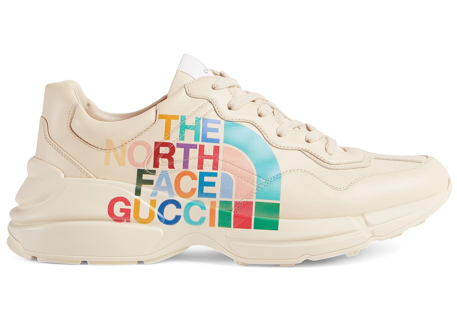 Кецове и обувки Gucci The North Face x Rhyton Beige Бежово | 685641-DRW00-9522, 0