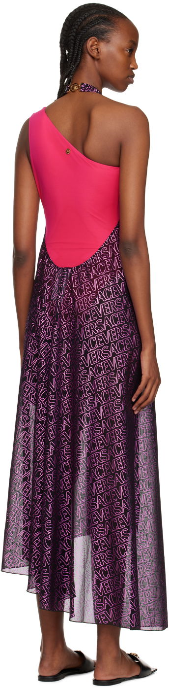 Pокля Versace Versace Allover Cover Up Dress Розово | 1008668_1A07360, 2