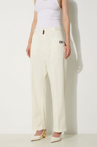 Карго панталони FILA Fila x Aries High Waist Pant Бяло | 42PS24PA010122690269, 0