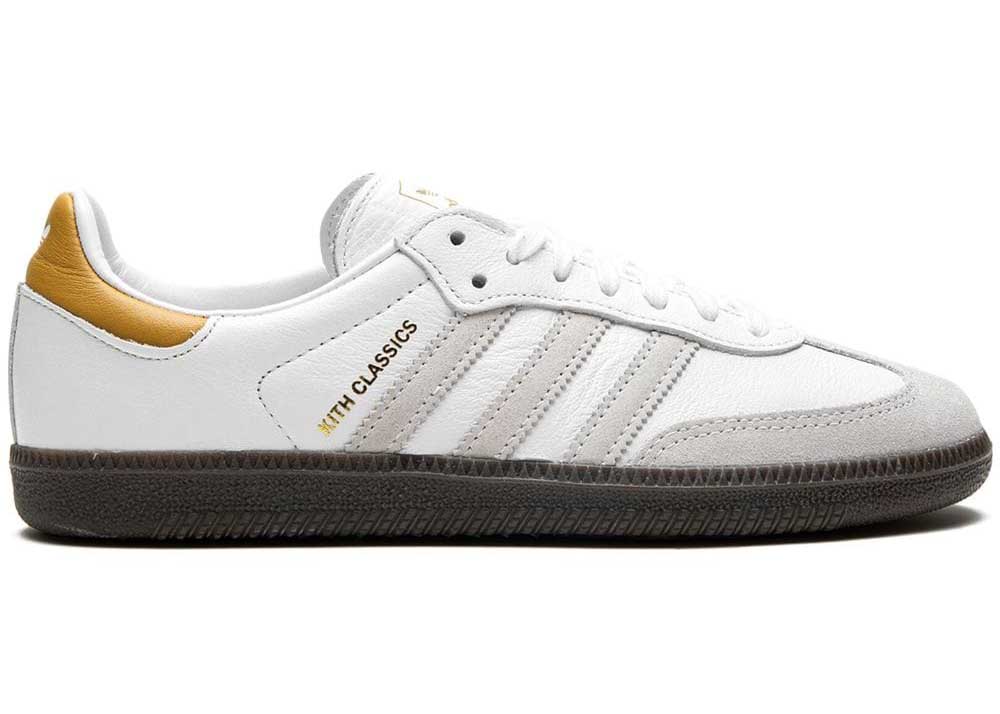 Кецове и обувки adidas Originals Kith Classics x Samba OG White Mango Бяло | IE4800, 0