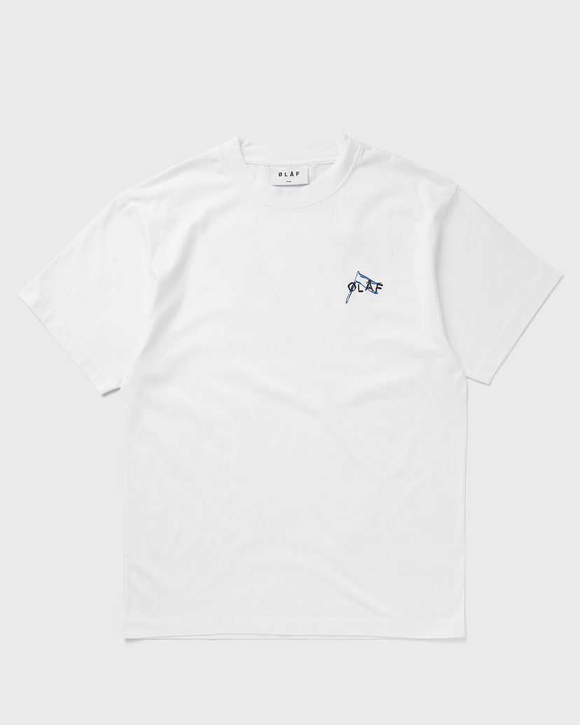 Тениска ØLÅF GADGET TEE Бяло | M180110-OPTICAL-WHITE